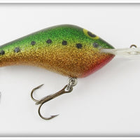 Poe's Green & Gold Glitter Crankbait