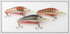 Rapala Crawdad & Silver Black Fat Rap Lot Of Three