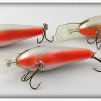 Rapala Crawdad & Silver Black Fat Rap Lot Of Three