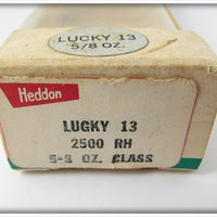 Heddon Red & White Lucky 13 In Correct Box 2500 RH