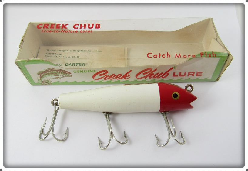 Creek Chub Red & White Darter In Correct Box 2002 W