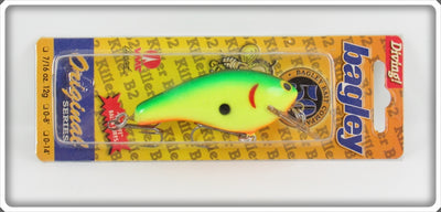 Bagley Apple Green On Chartreuse Kill'R B On Card 