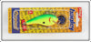 Bagley Apple Green On Chartreuse Kill'R B Lure On Card