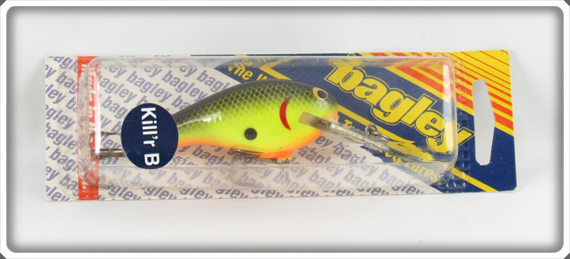 Bagley Black On Chartreuse Killer B II On Card