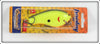 Bagley Black On Chartreuse Balsa B3 Lure On Card