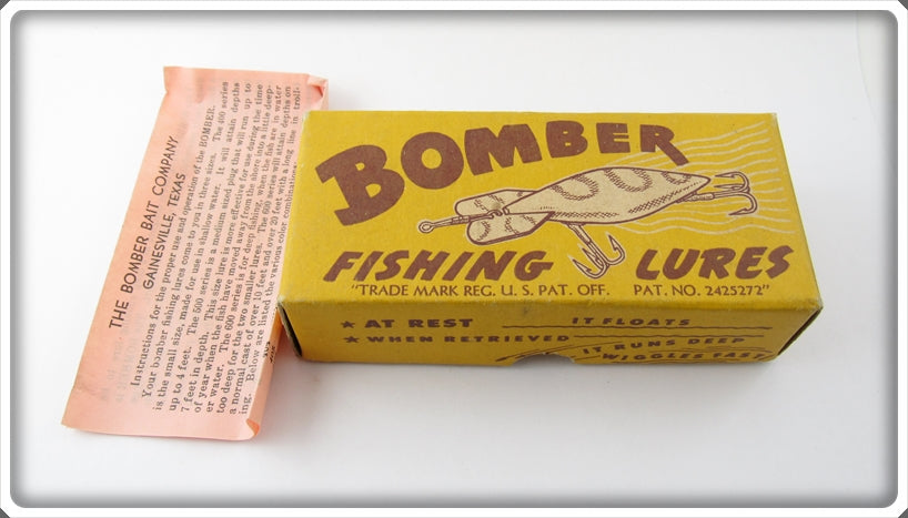 Bomber Empty Box For Orange Black Ribs Model 600