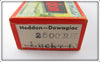 Heddon Empty Box For Red Head White Lucky 13