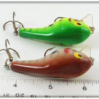 Bagley Green Crayfish On White & Dark Crayfish ET Pair