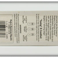 Bagley Dark Crayfish On Chartreuse Balsa B2 On Card