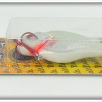 Bagley Chartreuse On White Sinking Baitfish On Card