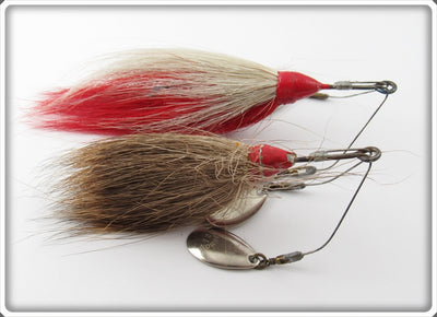 Shannon Red & White Twin Spinner Pair