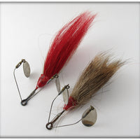 Shannon Red & White Twin Spinner Pair