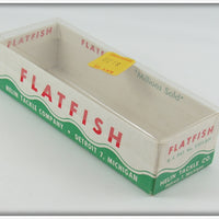 Helin Silver Plate Red Fluorescent Spots Flatfish In Box
