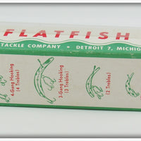 Helin Silver Plate Red Fluorescent Spots Flatfish In Box