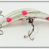 Helin Silver Plate Red Fluorescent Spots Flatfish In Box