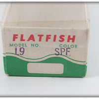 Helin Silver Plate Red Fluorescent Spots Flatfish In Box