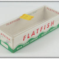 Helin Silver Plate Red Fluorescent Spots Flatfish In Box
