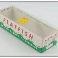 Helin Silver Plate Red Fluorescent Spots Flatfish In Box
