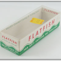 Helin Silver Plate Red Fluorescent Spots Flatfish In Box