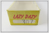Lazy Dazy Bait Co Yellow Spotted Lazy Dazy In Correct Box 307