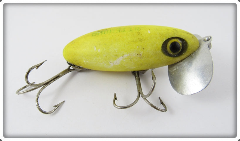 Arbogast Flo Yellow/Saturn Jitterbug