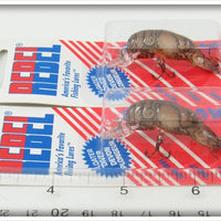 Rebel Brown Teeny Crawfish Pair On Cards