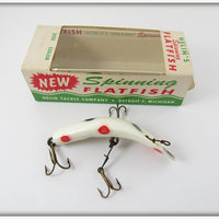 Helin White With Spots SPU-WH Flatfish In Correct Box