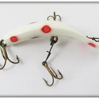 Helin White With Spots SPU-WH Flatfish In Correct Box