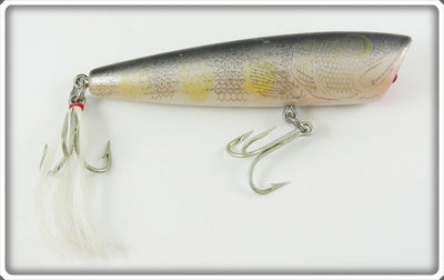 Vintage Rebel Naturalized Perch Windcheater Popper Lure 