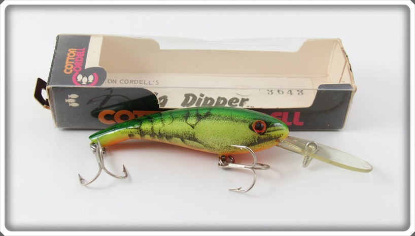 Vintage Cotton Cordell Natural Crawdad Big Dipper Lure In Box 