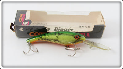 Vintage Cotton Cordell Natural Crawdad Big Dipper Lure In Box 