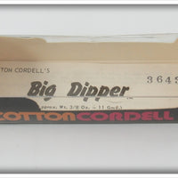 Cordell Natural Crawdad Big Dipper In Box