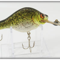 Vintage Bagley Crappie On White Small Fry Crappie Lure 