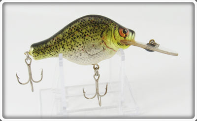 Vintage Bagley Crappie On White Small Fry Crappie Lure 