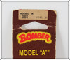 Bomber Natural Crappie Model A On Card