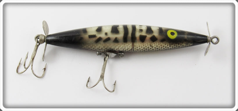 Heddon Silver & Black Dying Flutter