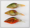 Storm Flat Wart Lot Of Three: Crawdad & Natural Crawdad