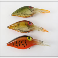 Storm Flat Wart Lot Of Three: Crawdad & Natural Crawdad