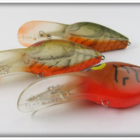 Storm Flat Wart Lot Of Three: Crawdad & Natural Crawdad