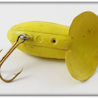 Arbogast Yellow Shore Fly Rod Jitterbug