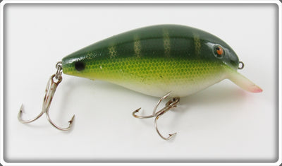 Vintage Cotton Cordell Green Gold Stripes Big O Lure