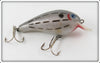 Vintage Cotton Cordell Grey Black Stripes Big O Lure