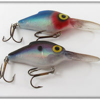 Storm Purple & Blue And Blue & Red Lightnin' Shad Lure Pair 