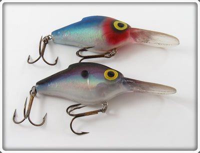Storm Purple & Blue And Blue & Red Lightnin' Shad Lure Pair 
