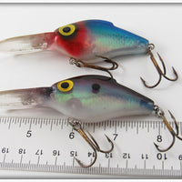 Storm Purple & Blue And Blue & Red Lightnin' Shad Pair
