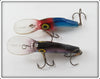 Storm Purple & Blue And Blue & Red Lightnin' Shad Pair