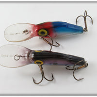 Storm Purple & Blue And Blue & Red Lightnin' Shad Pair