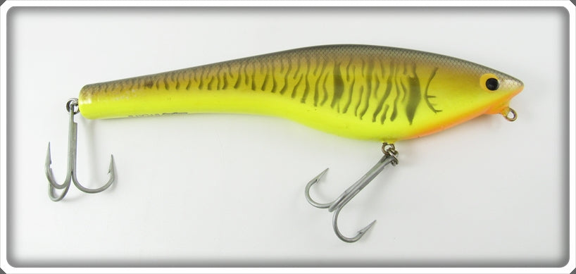 Vintage Bagley Little Muskie On Chartreuse B Flat 8 Lure
