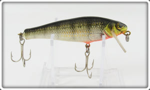 Vintage Bagley Perch On White Small Fry Perch Lure