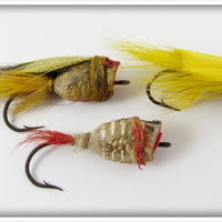 Heddon Shrunken Bass Bug Spook Lot Of Three